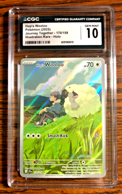 Hop's Wooloo Illustration Rare #170-CGC GEM MINT 10-Journey Together-Pokemon TCG - Image 1