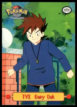 Topps Pokemon Gary Oak #TV8 TV Animation Non Holo Puzzle Piece 1999 NM - Image 1