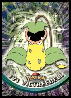 Topps Pokemon Victreebell #71 1999 TV Animation Edition Non Holo Green Logo NM - Image 1
