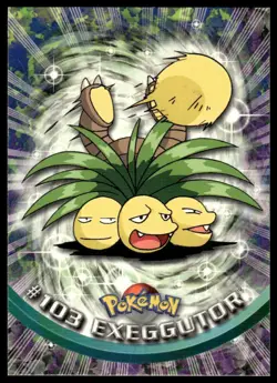 Topps Pokemon Exeggutor #103 1999 TV Animation Edition Non Holo Blue Logo NM - Image 1
