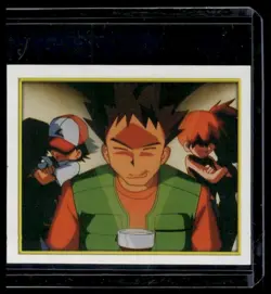 Nintendo Pokemon Merlin Sticker Series 2 #87 Brock 2000 - Image 1