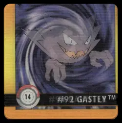 Pokemon Artbox Action Flipz 1999 Nintendo #14 #92 GASTLY #93 HAUNTER - Image 1