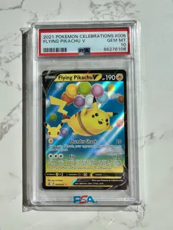 Pokemon TCG Flying Pikachu V PSA 10 006/025 Celebrations Gem Mint Holo PSA - Image 1