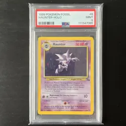 Pokemon - Fossil Set - Haunter Holo - 1999 - 6/62 - PSA 9 - Mint - Image 1