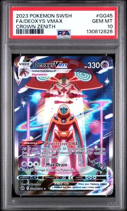 ??Pokemon - Deoxys VMAX - GG45/GG70 - Galarian Gallery - Crown Zenith - PSA 10?? - Image 1