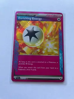 Enriching Energy 191/191 Pokemon TCG Scarlet & Violet Surging Sparks Ace Spec - Image 1