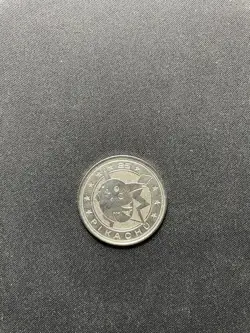 Pokemon TCG Collectible Pikachu Metal Coin No 25 Nintendo Wizards 2000 WOTC - Image 1