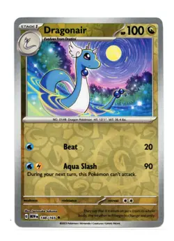 Dragonair 148/165 Uncommon Reverse Holo SV: Scarlet & Violet 151 Pokemon TCG - Image 1