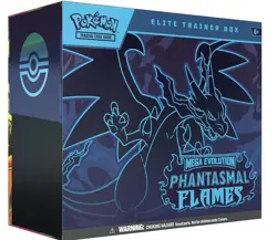 Pokemon TCG: Mega Evolution Phantasmal Flames Elite Trainer Box - ETB - Image 1