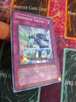 Yu-Gi-Oh! Defensive Tactics GLAS-EN083 Super Rare 1st Edition Near Mint - Image 2