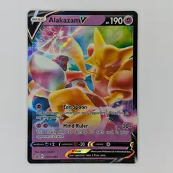 Alakazam V SWSH083 Black Star Promo Holo NM Pokemon TCG Card - Image 1