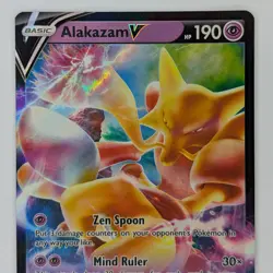 Alakazam V SWSH083 Black Star Promo Holo NM Pokemon TCG Card - Image 2