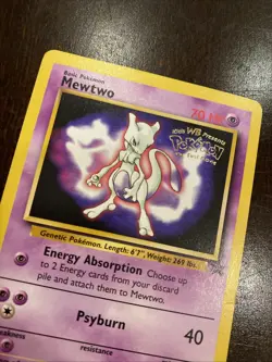 Mewtwo Kids WB Presents Pokemon The First Movie Stamp Pokemon Card #3 - Image 5