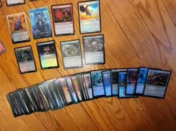 magic the gathering card BIG LOT of ~2000 cards, hundreds very old hundreds FOIL - Image 2