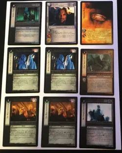 Lot Of 103 Rare & 4 Premium LOtR TCG cards - Card list in description - Image 1