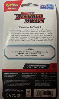 (7) Pokemon Destined Rivals Single Pack Blister with promo Lot & 2 20 CARD+FOILS - Image 5