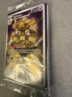 Alakazam 009 BLACK STAR PROMO SEALED Mega Evolution ETB Promo Pokemon Card - Image 3