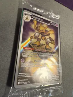 Alakazam 009 BLACK STAR PROMO SEALED Mega Evolution ETB Promo Pokemon Card - Image 4