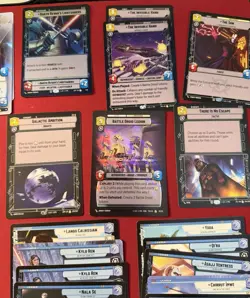 Star Wars Unlimited Lot 38 Cards Legendary & Rare Lot NO COMMONS - Image 4