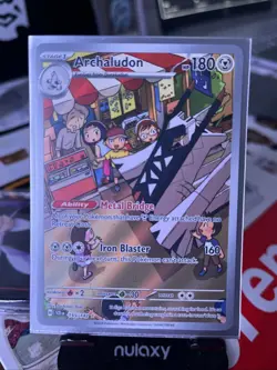 Pokemon TCG Archaludon Card 155/142 Stellar Crown Illustration Rare NM Condition - Image 1