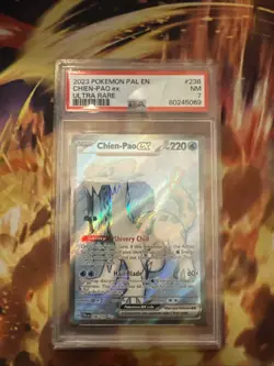 Chien-Pao EX 236/193 Sv02 Paldea Evolved Holo-Polemon TCG Card Psa 7 - Image 1