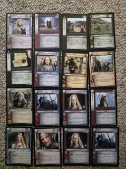 The Lord of The Rings TCG Mixed Series 16 Card Rares Lot - Image 1