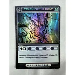 Chaotic Super Rare Attack Telekinetic Bolt Card - Image 1