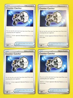 4x Counter Catcher 160/182 - Paradox Rift - Pokemon TCG - Pokemon Card Playset - Image 1