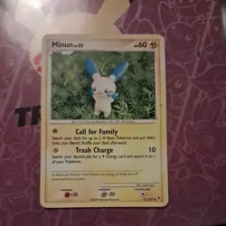 Pokemon Card Minun Supreme Victors Uncommon 71/147 - Image 1