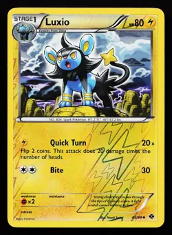 Luxio 45/99 Reverse Holo Next Destinies Pokemon Card - Image 1