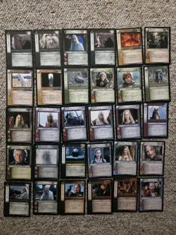 Lord Of The Rings TCG Mixed Series 32 Card Rares Only Lot - Image 1