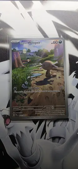 Paldean Wooper 102/094 Phantasmal Flames Illustration Rare Full Art Pokemon Card - Image 1