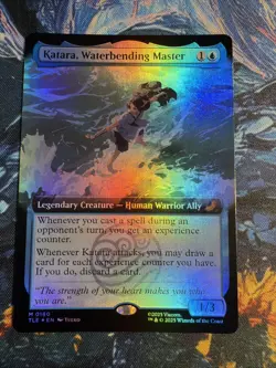 1x - Katara, Waterbending Master - FOIL EXTENDED ART - Avatar: Eternal - NM MTG - Image 1