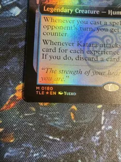 1x - Katara, Waterbending Master - FOIL EXTENDED ART - Avatar: Eternal - NM MTG - Image 2