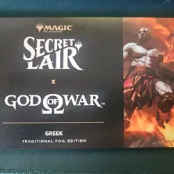 Secret Lair x God of War Greek (Foil Edition) Playstation Superdrop MTG Sealed - Image 1