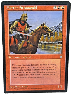 Mtg-Marton Stromgald Ice Age Regular-LP-Vintage Magic the Gathering - Image 1