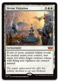 Divine Visitation #113 (NM) Tarkir Dragonstorm TDC Magic MTG - Image 1