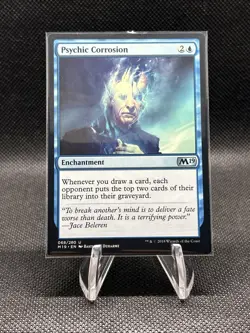 Psychic Corrosion x1 M19 Core Set 2019 Magic the Gathering MTG LP/NM - Image 1