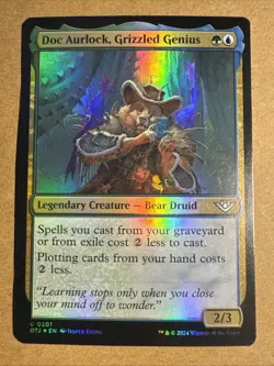 Doc Aurlock, Grizzled Genius Outlaws of Thunder Junction Foil - Image 1