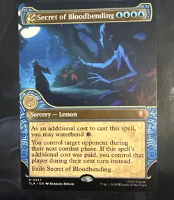 Secret of Bloodbending Showcase Mythic Rare - Avatar: The Last Airbender MTG - Image 1