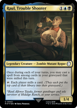 Raul, Trouble Shooter (Surge Foil) [Fallout] Magic MTG - Image 1