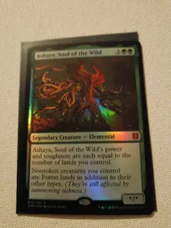 Ashaya, Soul of the Wild Zendikar Rising Magic the Gathering Foil - Image 1