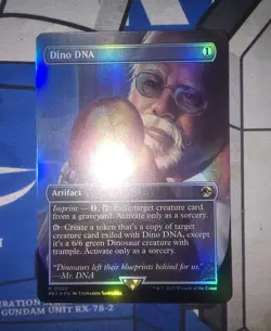 MTG - REX - Dino DNA (Borderless) #0020 - Near Mint Foil - Image 1