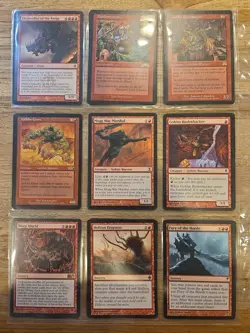 MtG 18x Krenko Tokens Combo Commander Unglued Goblin Tokens (Cool Silver Border) - Image 2
