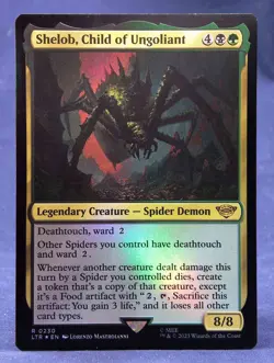 Shelob, Child of Ungoliant - FOIL - MTG - Lord of the Rings LOTR LTR - NM - Image 1