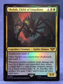 Shelob, Child of Ungoliant - FOIL - MTG - Lord of the Rings LOTR LTR - NM - Image 2