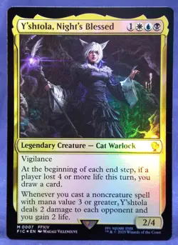 Y'shtola, Night's Blessed - MTG - FOIL - Commander: Final Fantasy - Excellent NM - Image 1