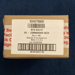 Magic the Gathering BLOOMBURROW FACTORY SEALED 4 box commander deck case. - Image 4
