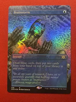 Brainstorm (Borderless) Double Masters Foil - Image 1