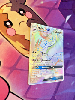 Noivern GX - 160/147 [Burning Shadows] Pokemon TCG - RAINBOW SECRET RARE - NM - Image 2